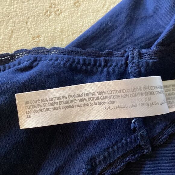 NWT. Jenni, a Macy’s Brand Women’s Size XXXL Navy Bikini Panties set of 3 - Picture 9 of 9